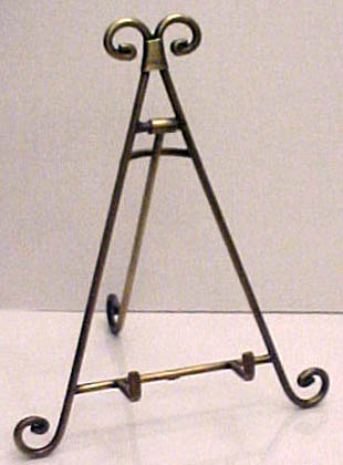 antiqued display easels
