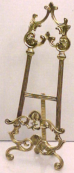 brass display easels