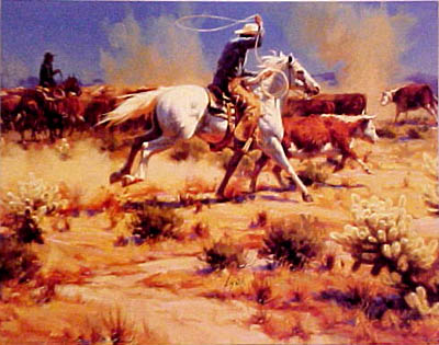 cowboy by Harold Lyon